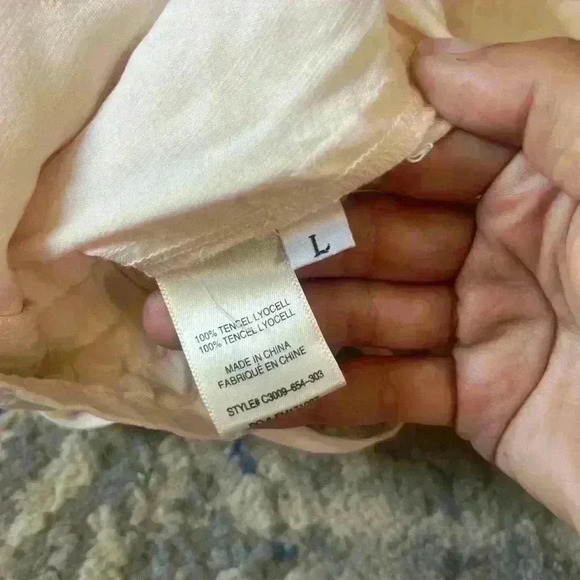 NWT cloth and stone baby pink lightweight shorts large - Picture 4 of 5